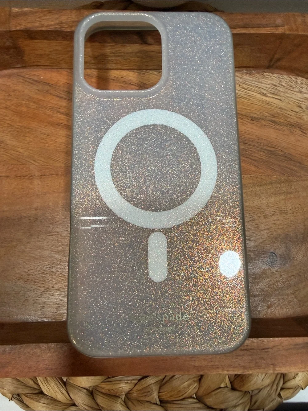 iPhone 16 pro max kate spade Glitter MagSafe Case Iridescent Sparkle